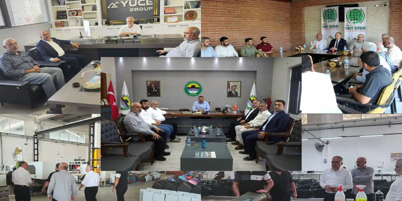 Umut Kervanı Başkan Yardımcısı Elibüyük Diyarbakır'da bir dizi ziyaretlerde bulundu