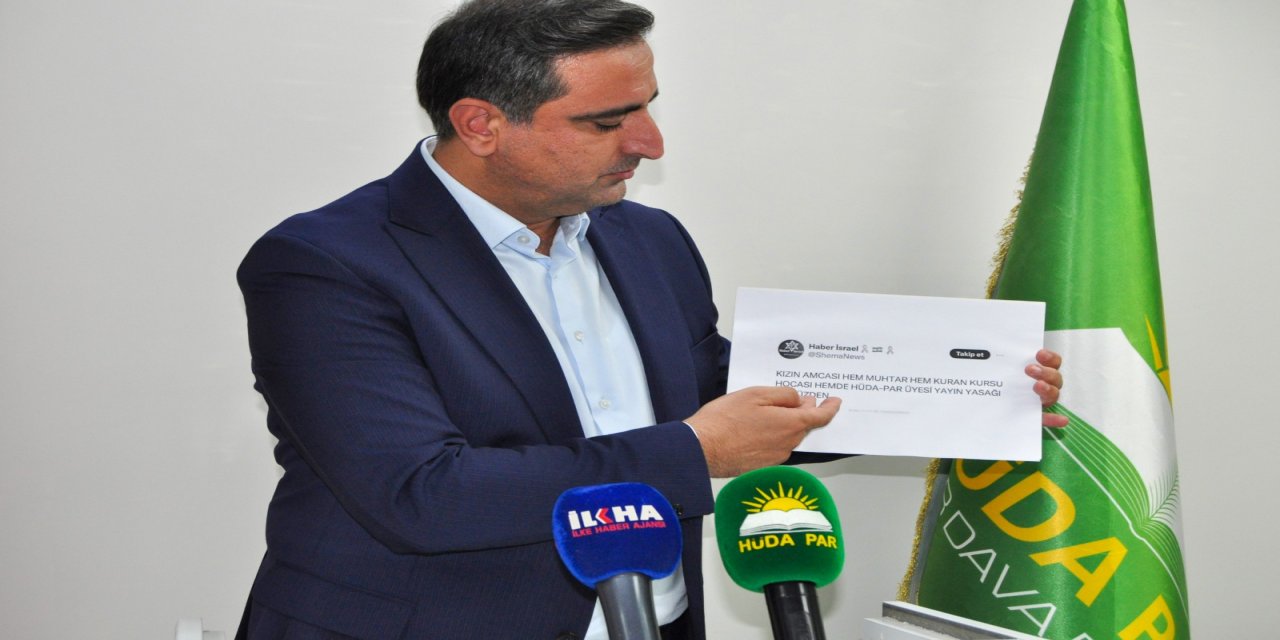 HÜDA PAR: Partimize yönelik saldırılar siyonist işgal rejimi merkezlidir!