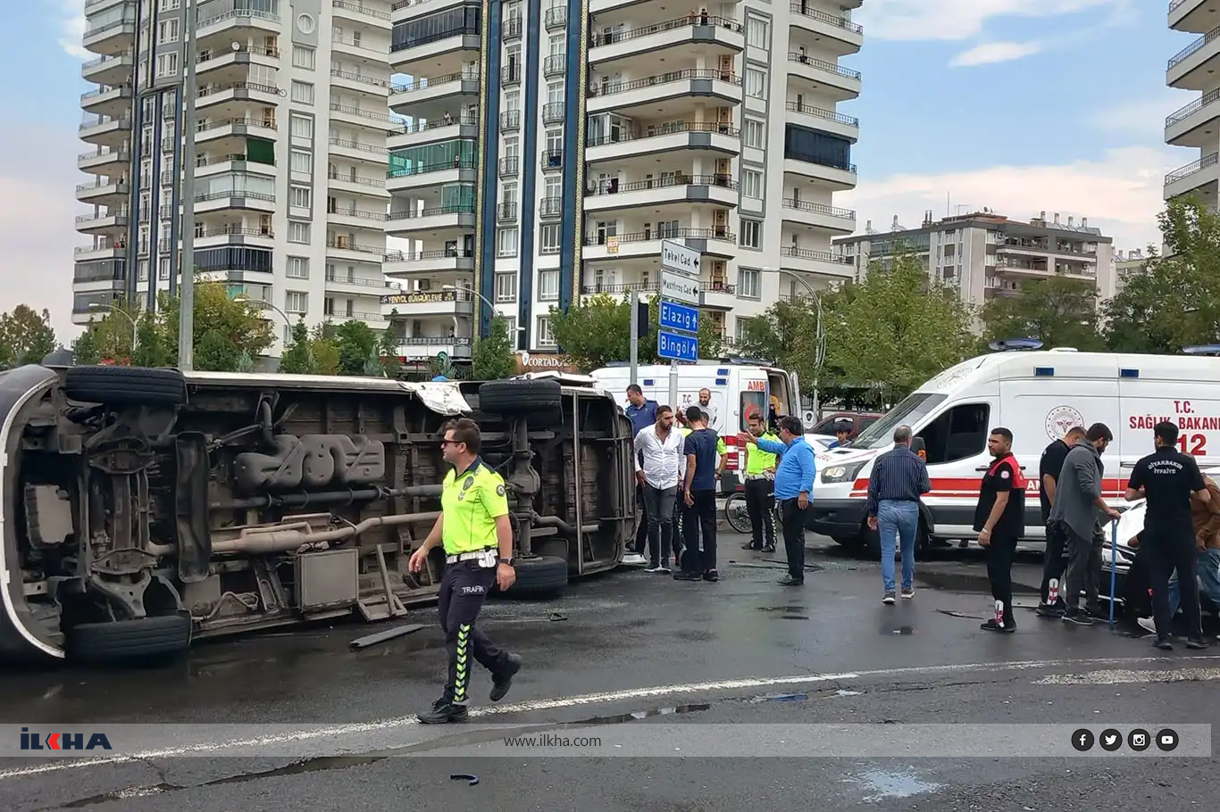 Diyarbakır'da eylül ayında meydana gelen trafik kazalarında 3 kişi öldü 542 kişi yaralandı