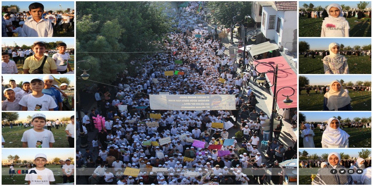 "Hayat Namazla Güzeldir" etkinliğine katılan çocuklar: Gazzeliler "Hayat şehadetle güzeldir" diyor