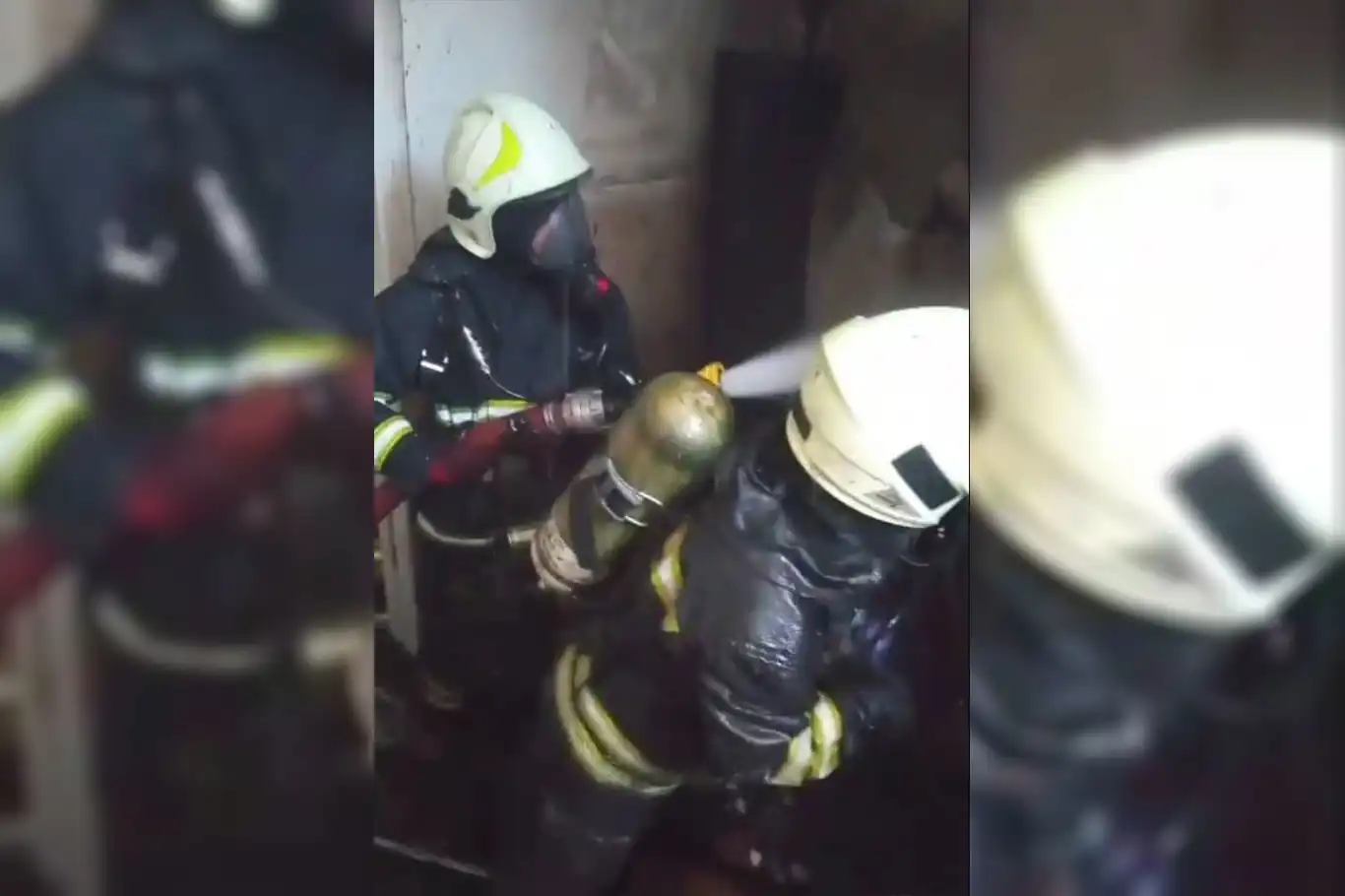 Diyarbakır'da binanın giriş katında çıkan yangın büyümeden söndürüldü