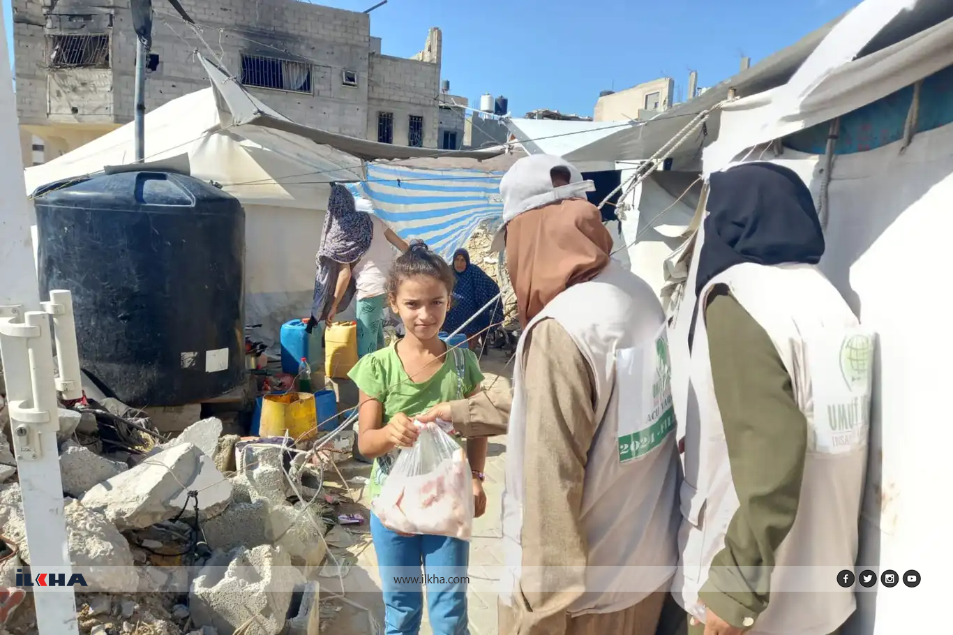 Karwanê Hêvîyê, li Xezzeyê alîkarîyên xwe didomîne