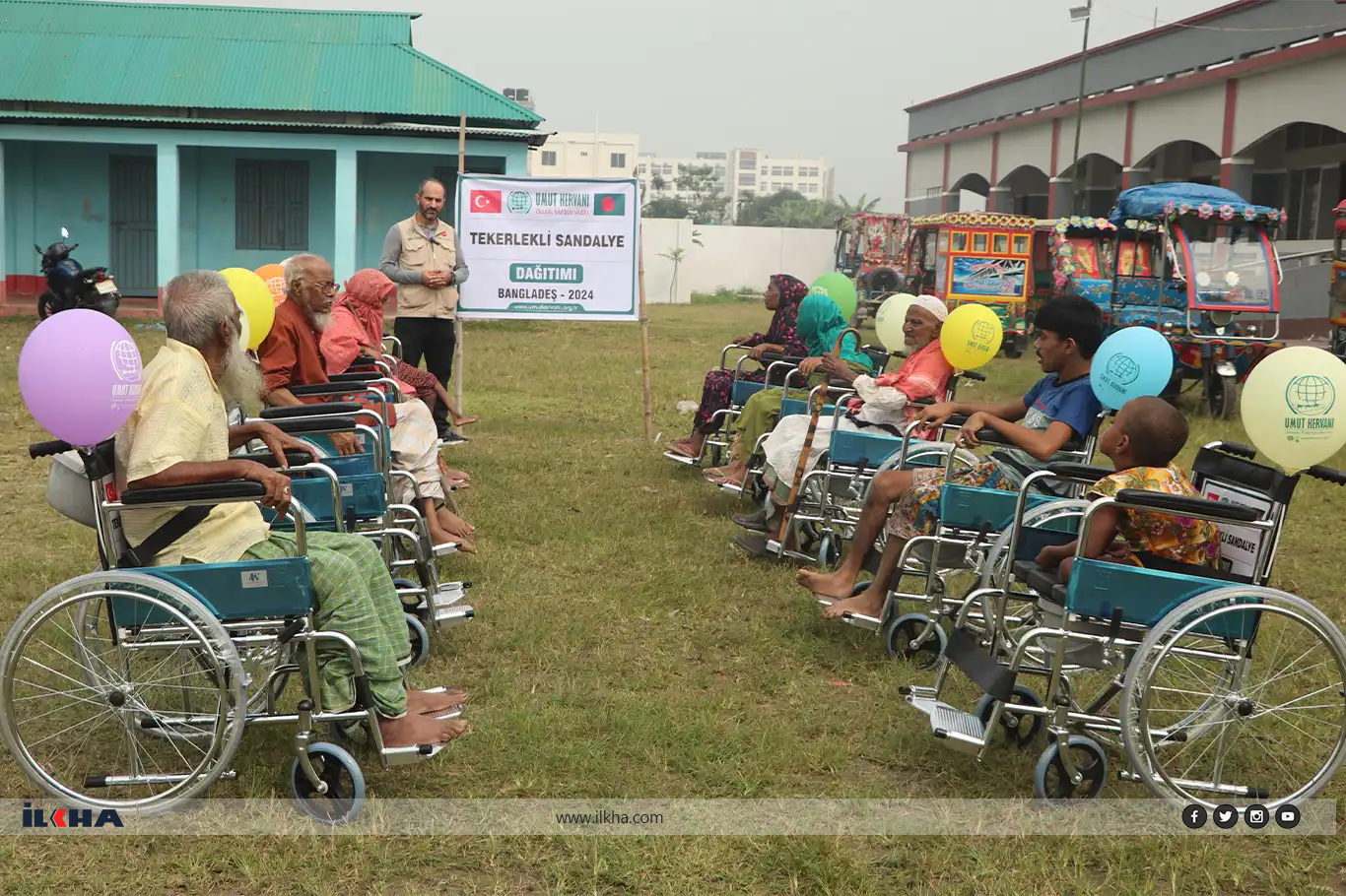 Karwana Hêvîyê li Bangladeşê ji bo astengdaran kursîyên biteker dîyarî kir