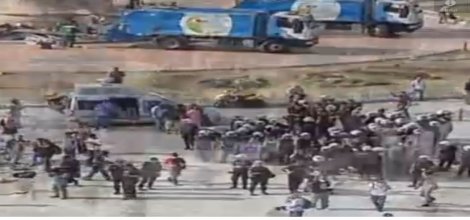 Taksim'de yeniden çatışma