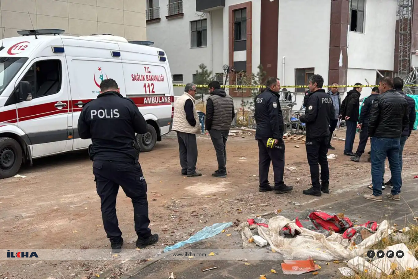 Li Meletîyê îskele hilweşîya: 2 karker canê xwe ji dest dan