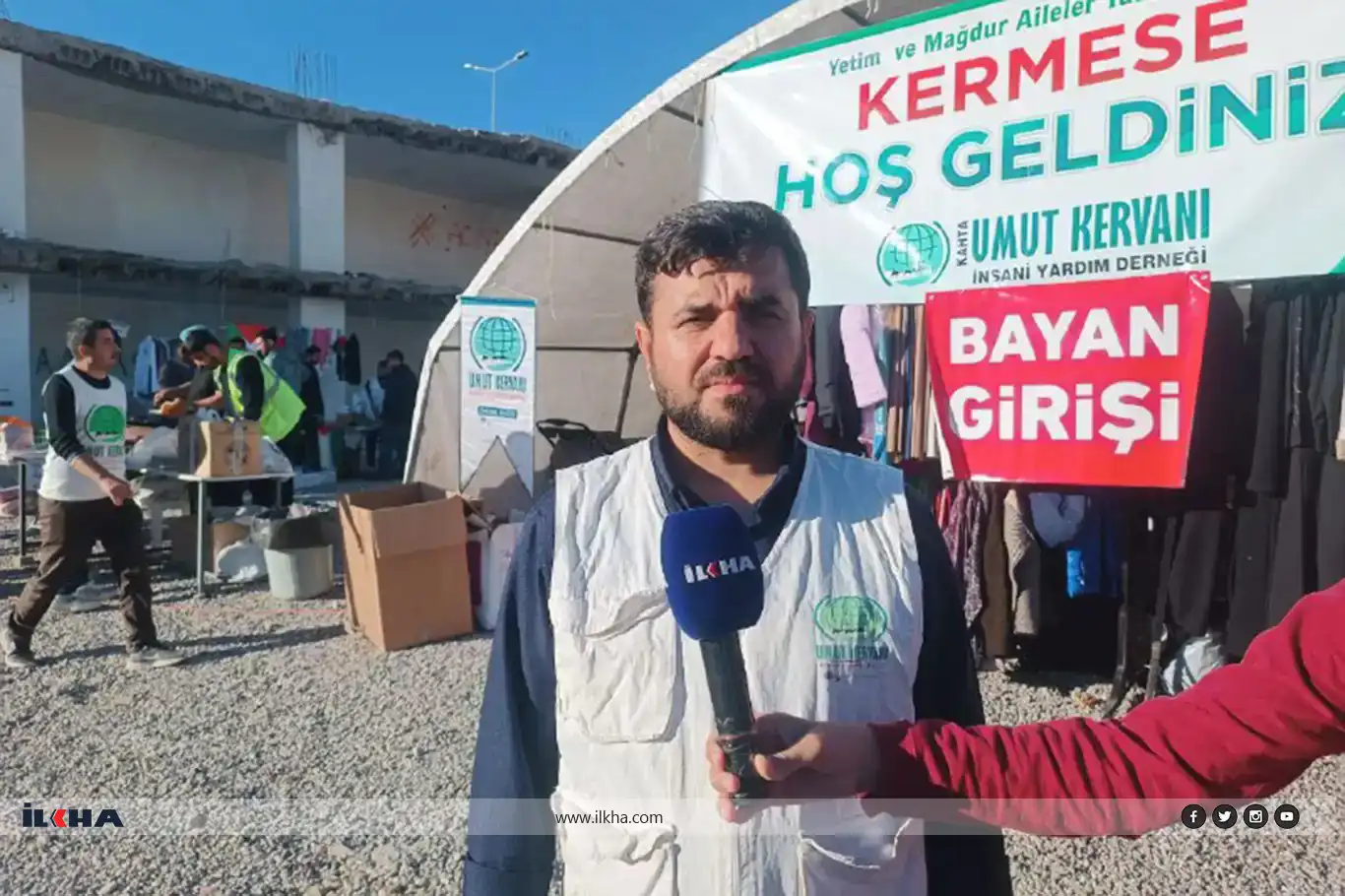 Karwana Hêvîyê ji bo êtîm û malbatên belengaz re kermes pêk anî