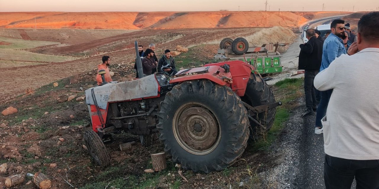 Çınar'da tır ile traktör çarpıştı: 1 yaralı