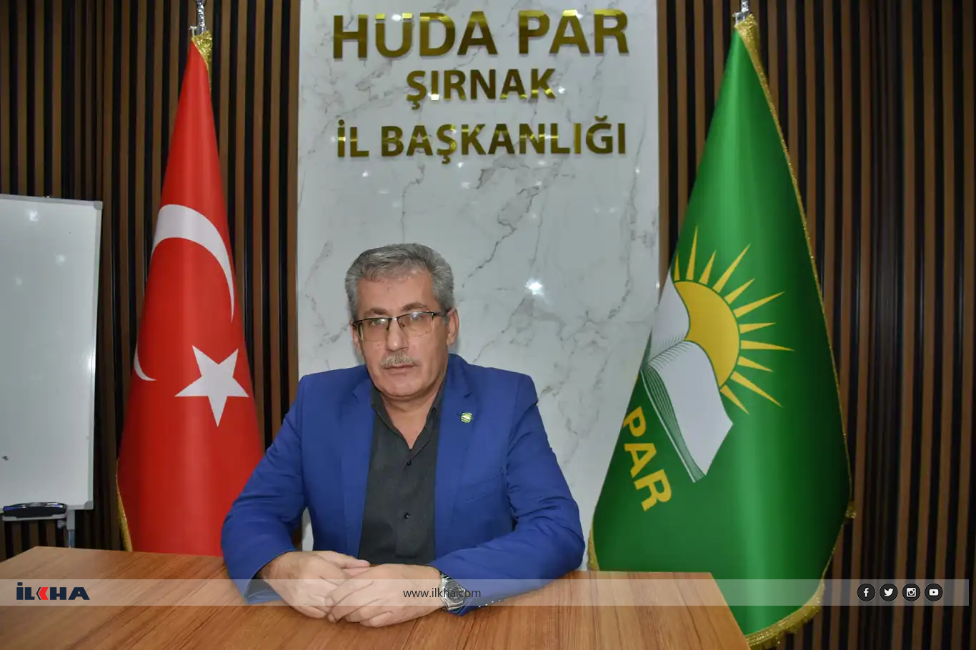 Serokê HUDA PARê yê Şirnexê Emcet Yalçin bertek nîşanî îstîsmara zarokan da