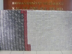 Batman'da 300 paket kaçak sigara ele geçirildi