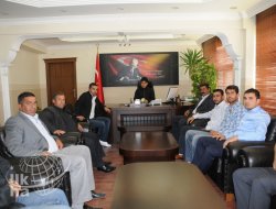 İhracatçılardan Silopi Kaymakamı Yıldız'a Ziyaret