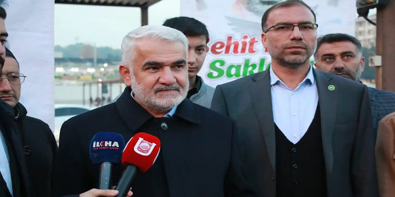 Yapıcıoğlu Gazze’ye Destek Çadırını ziyaret etti