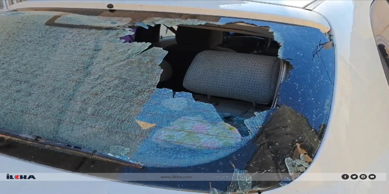 Suriye’den atılan kurşunlar, Nusaybin’de bazı araçlara isabet etti