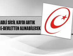 Sabıka kaydı, e-Devlet`ten alınabilecek