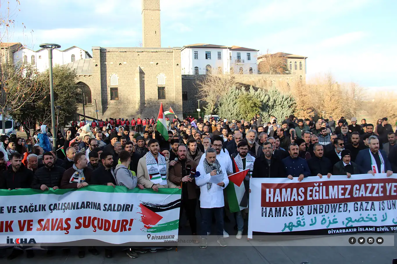 Diyarbakır'daki sağlık çalışanları: Dr. Hussam Abu Safiye derhal serbest bırakılsın!