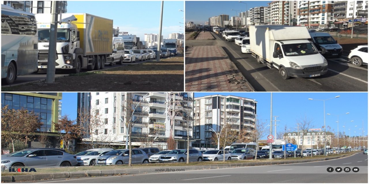 Diyarbakır Tepeşehir Kavşağı'nda trafik çilesi günden güne artıyor