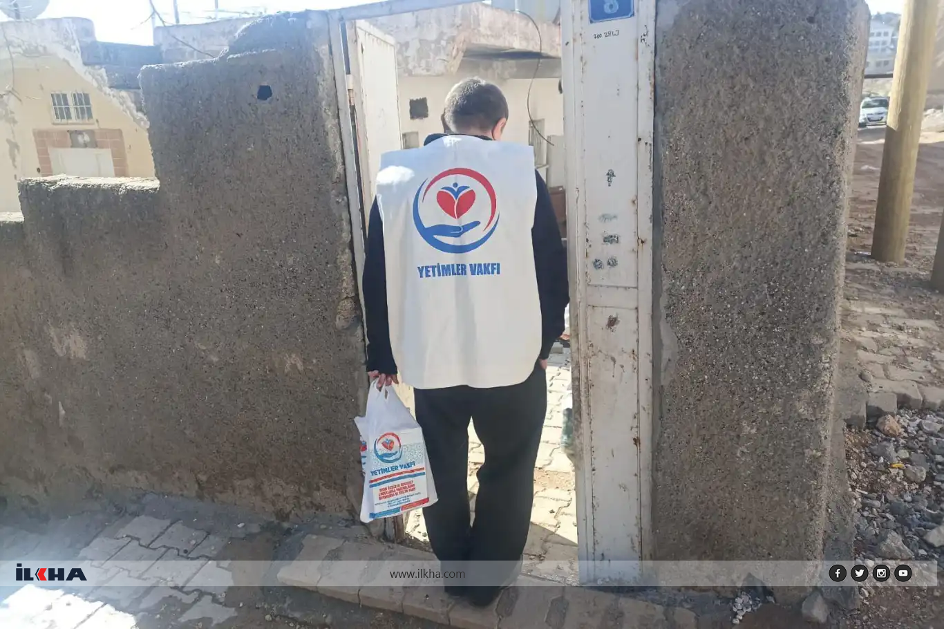 Yetimler Vakfı Mardin temsilciliğinden Miraç Kandili vesilesiyle kırmızı et yardımı