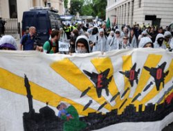 G8 Protestosunda Gazze'ye Destek