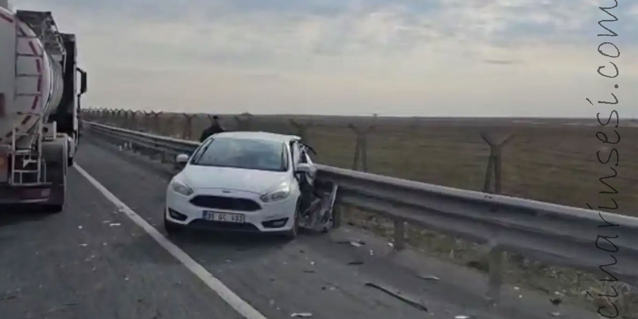 Mardin-Nusaybin karayolu Yeniköy Mahallesi mevkiinde kaza 3 yaralı