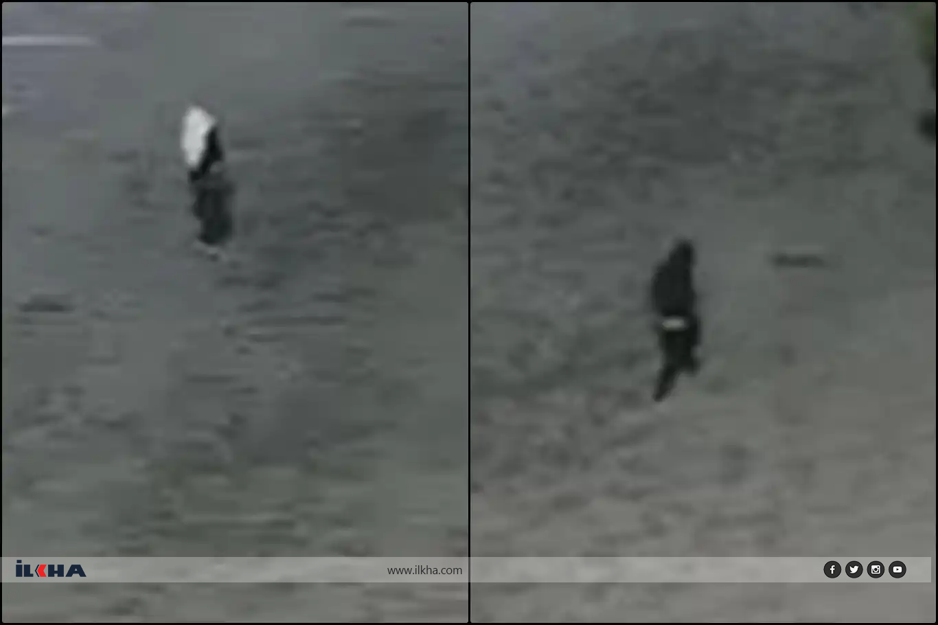 Li Amedê dizekî ku kirasê pîreka li xwe kiribû hat girtin