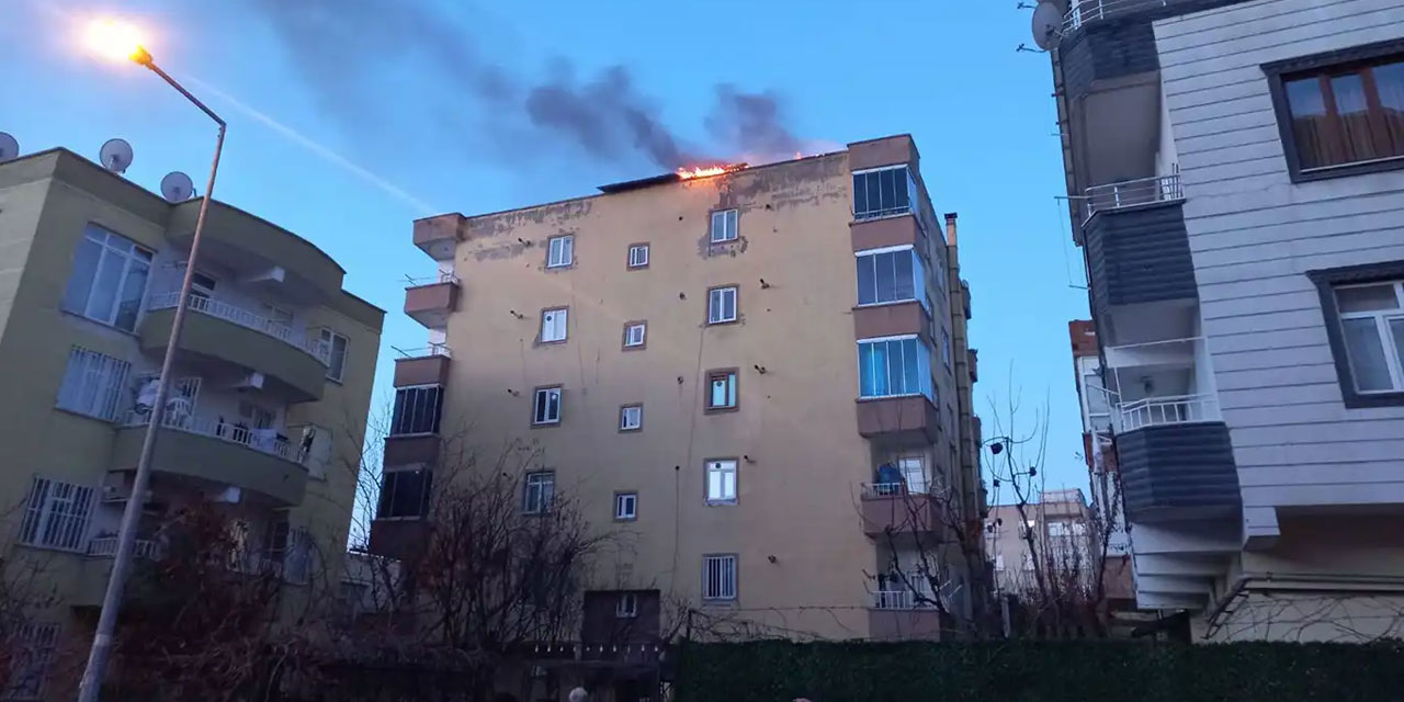 Diyarbakır Bağcılar'da çatı katında patlayan piknik türü paniğe neden oldu