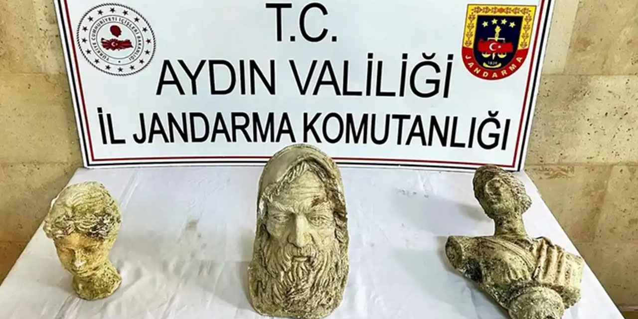 Aydın Germencik'te tarihi eser operasyonu, 3 gözaltı