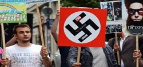 İstanbul'da BBC'ye protesto