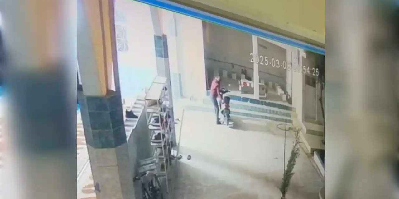 Mardin Nusaybin Kışla Camii imamının motosikleti çalındı