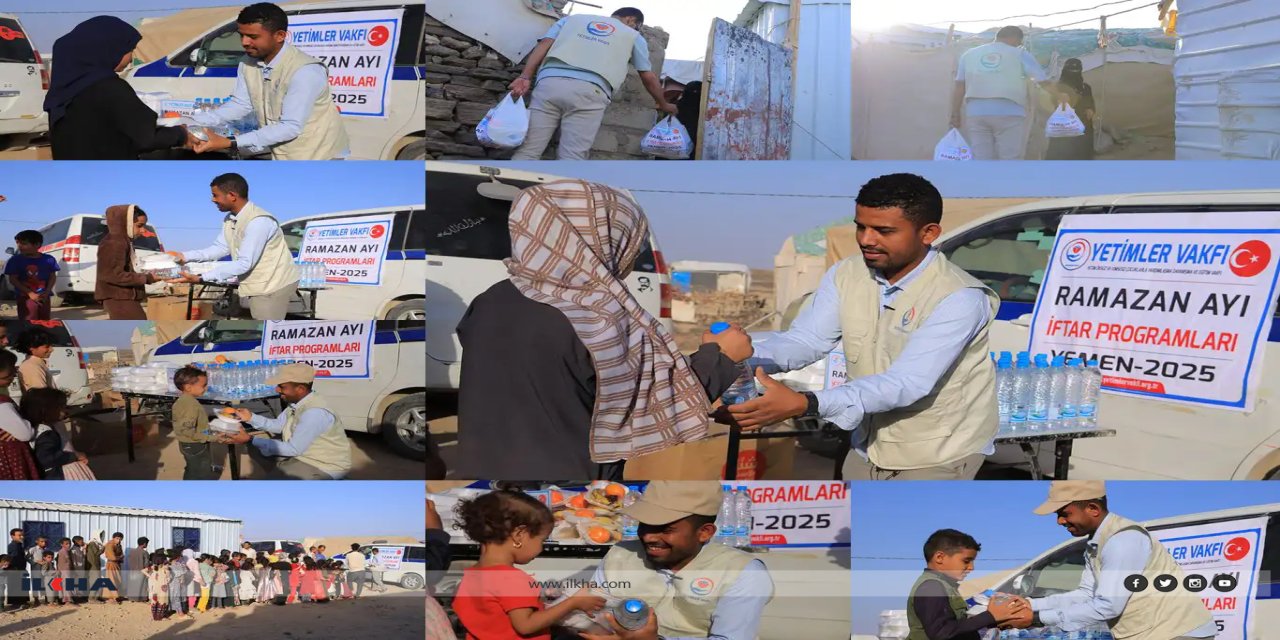 Weqfa Êtîman, li Yemenê ji 200 mihtacan re şîva fitarîyê belav kir