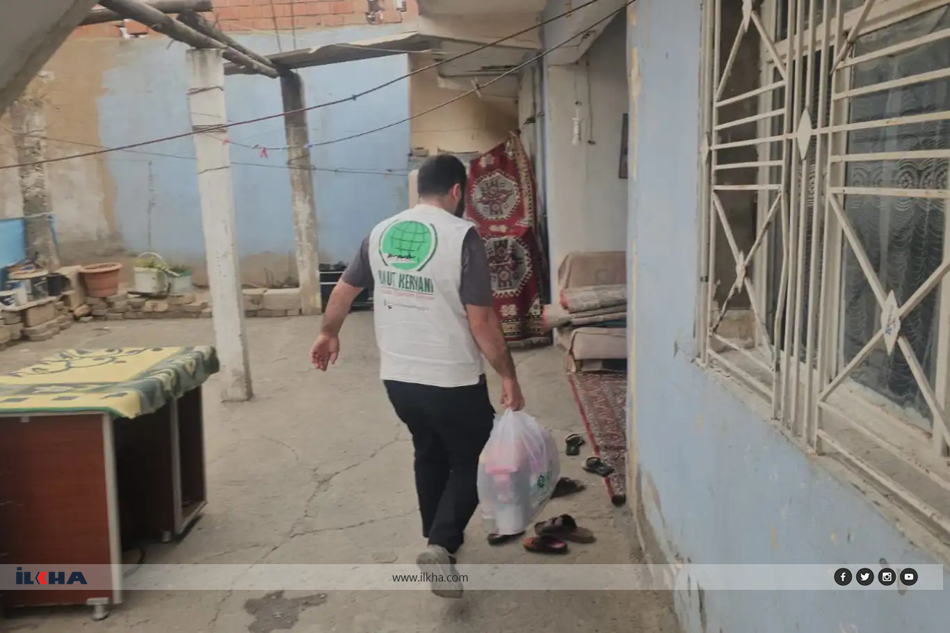 Kızıltepe Umut Kervanı'ndan onlarca aileye gıda yardımı