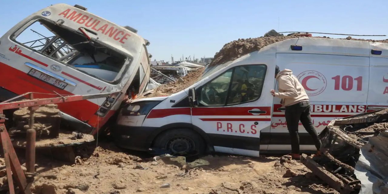 NY: Êrîşên îsraîlê ya li dijî binesazîya tenduristîya Xezze sûcê herbê ye