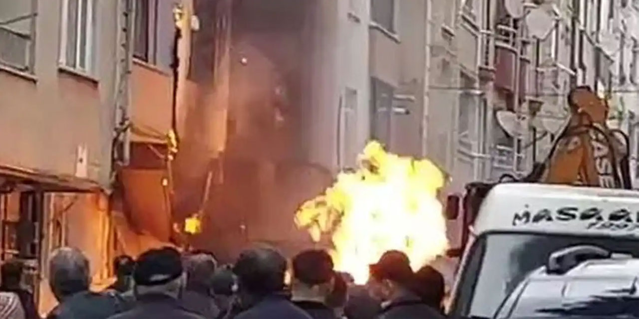 İstanbul Avcılar Namık Kemal Mahallesi'nde doğal gaz patlaması