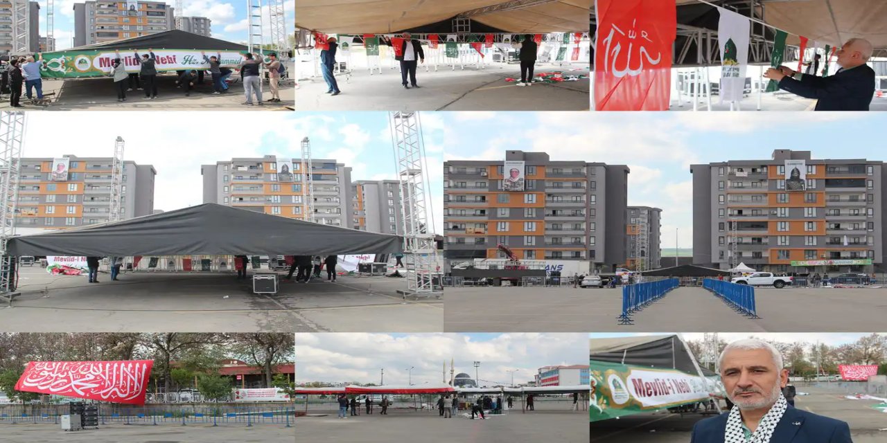 Batman'da Mevlid-i Nebi heyecanı: Şehir büyük buluşmaya hazırlanıyor