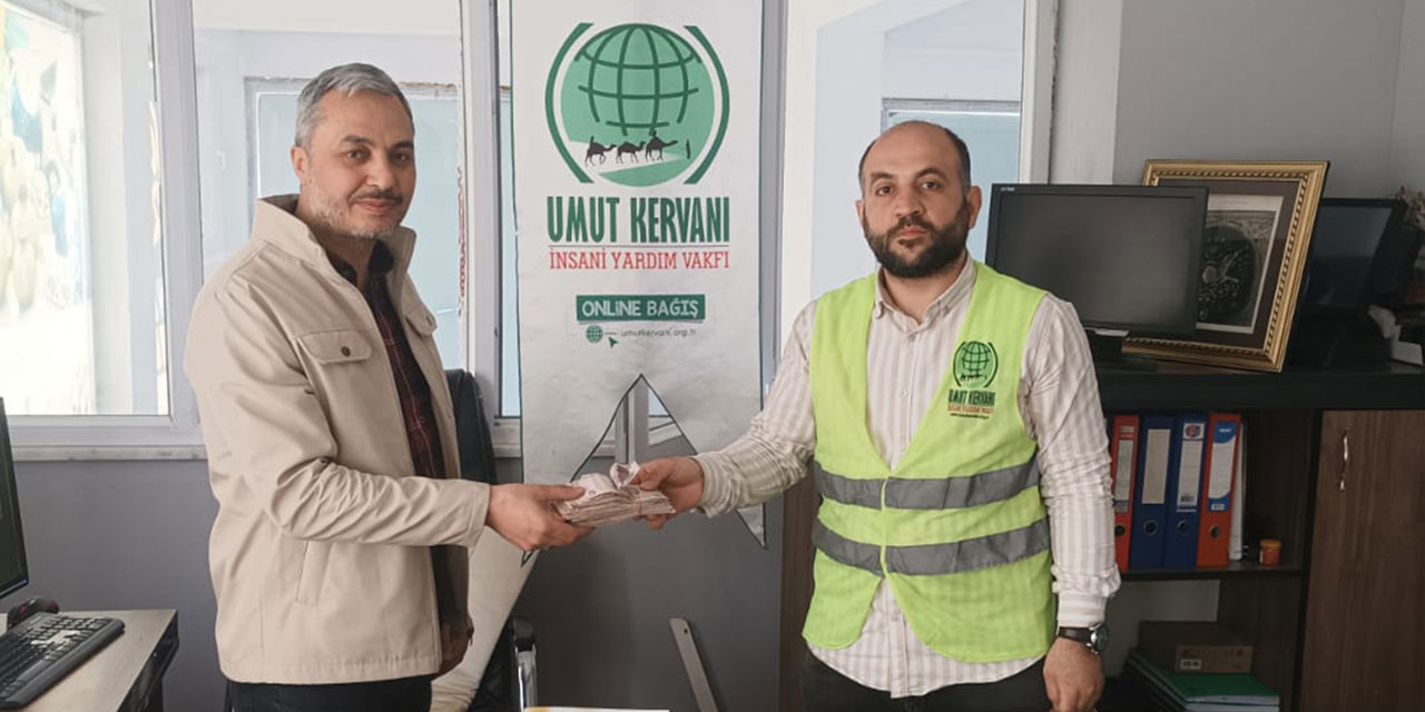 Kahramanmaraş'ta hayırsever esnaf iki günlük kazancını Gazze'ye bağışladı