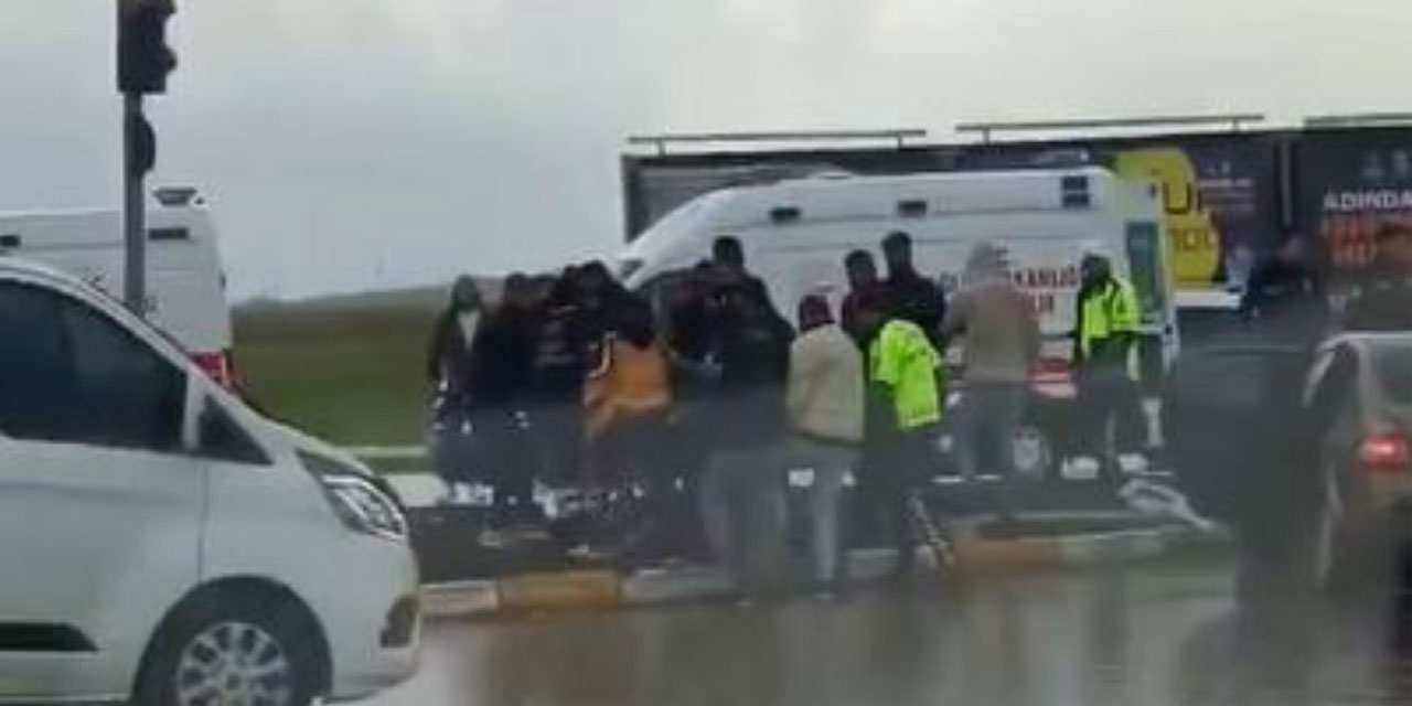 Mardin Midyat Sanayi Sitesi Kavşağı’nda trafik kazası, 5 yaralı