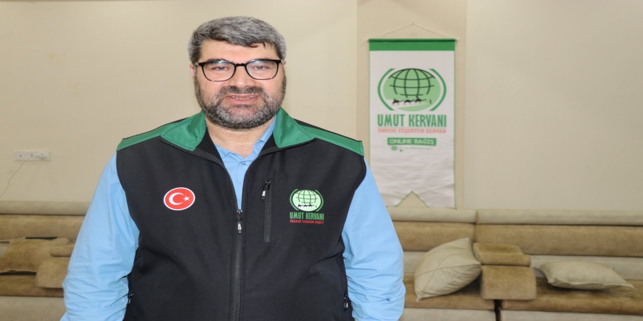 Umut Kervanı Genel Başkanı Cengiz Kurtaran: Dünyanın dört bir yanına kurbanınız umut olsun