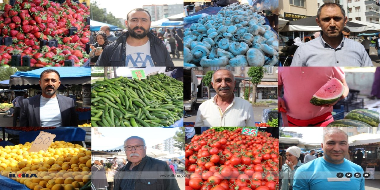 Diyarbakırlılar: Meyve mi alıyoruz cüzdan mı bırakıyoruz belli değil