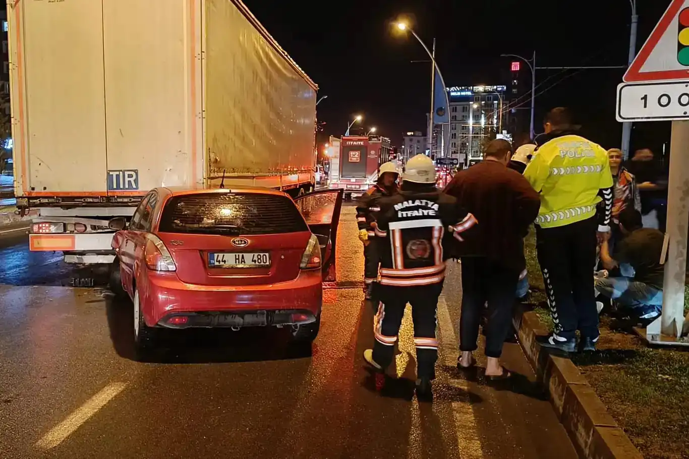 Li Meletîyê qezaya trafîkê: 3 birîndar