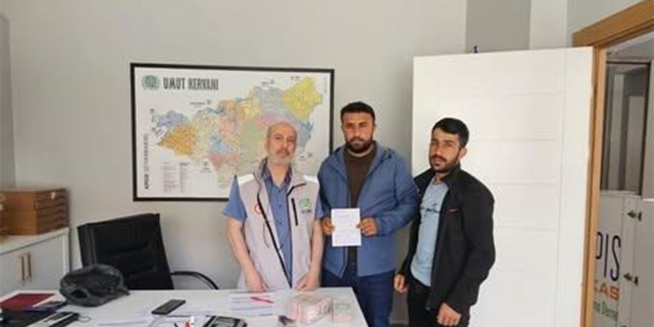 Diyarbakır Hani'de topladıkları 250 bin TL'yi Gazze için bağışladılar