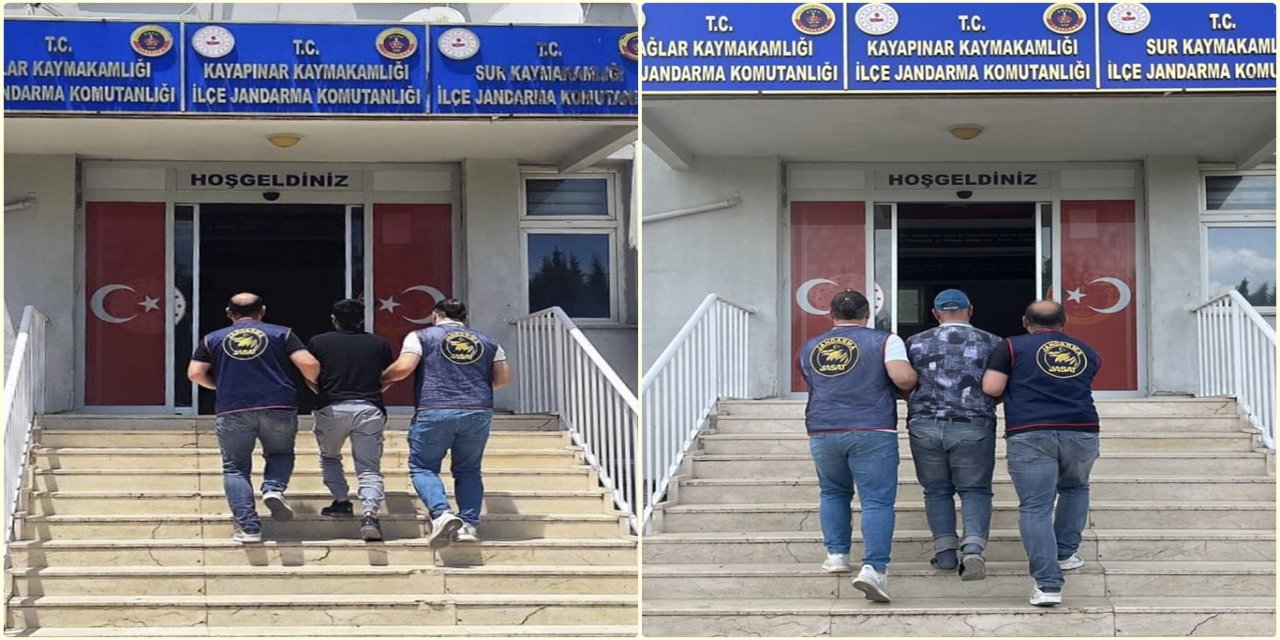 Diyarbakır'da farklı suçlardan aranan 3 şahıs yakalandı