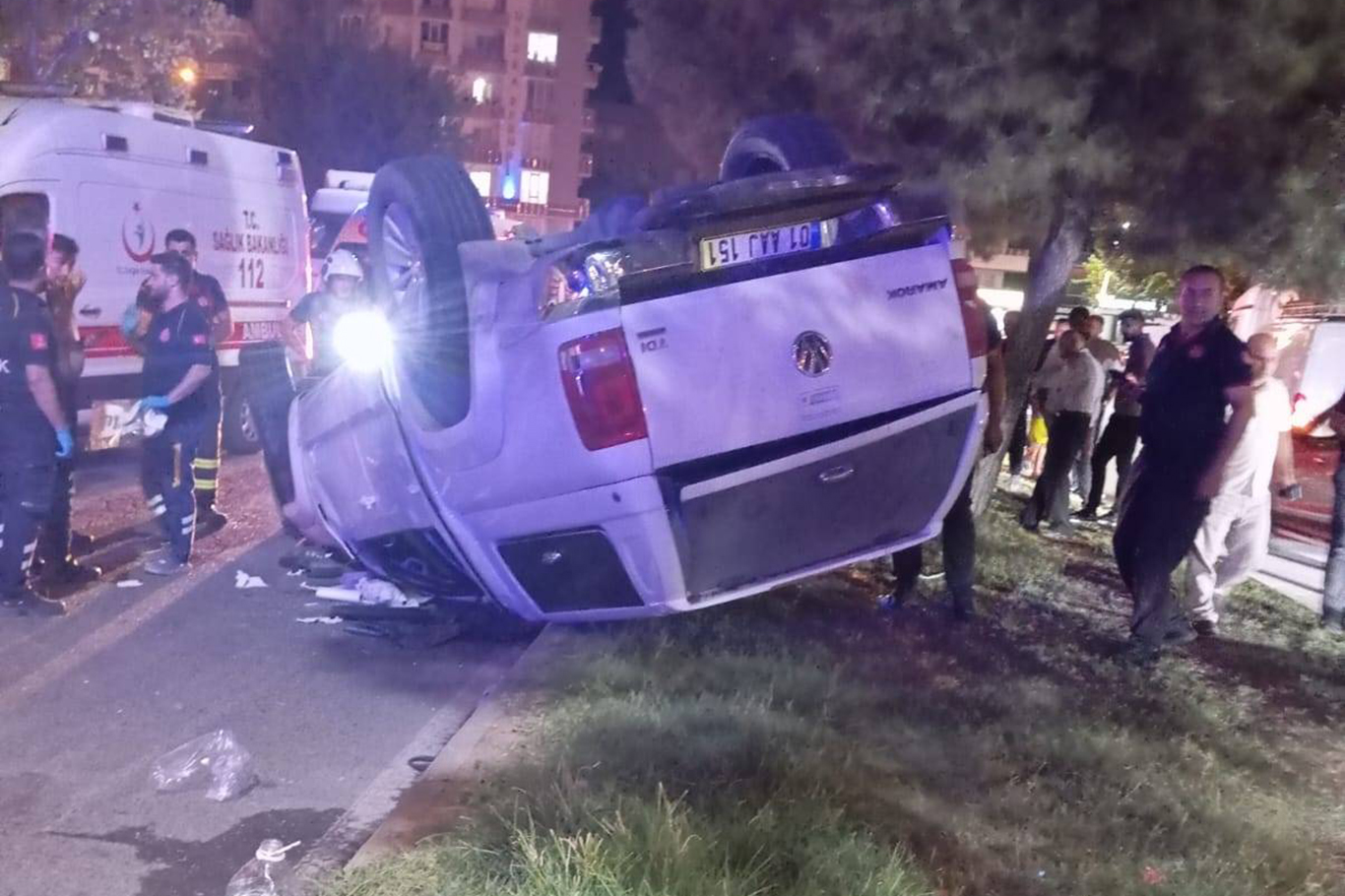 Batman’da pikap takla attı: 1 yaralı