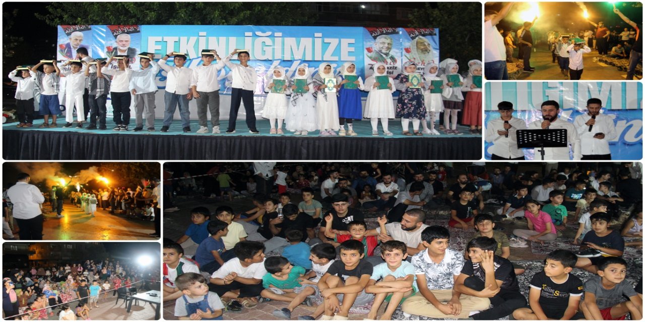 Davet ve Gençlik Hareketi'nden Diyarbakır Bağlar'da park etkinliği