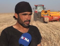 Eşmeli çiftçiler Bali makinalarından memnun