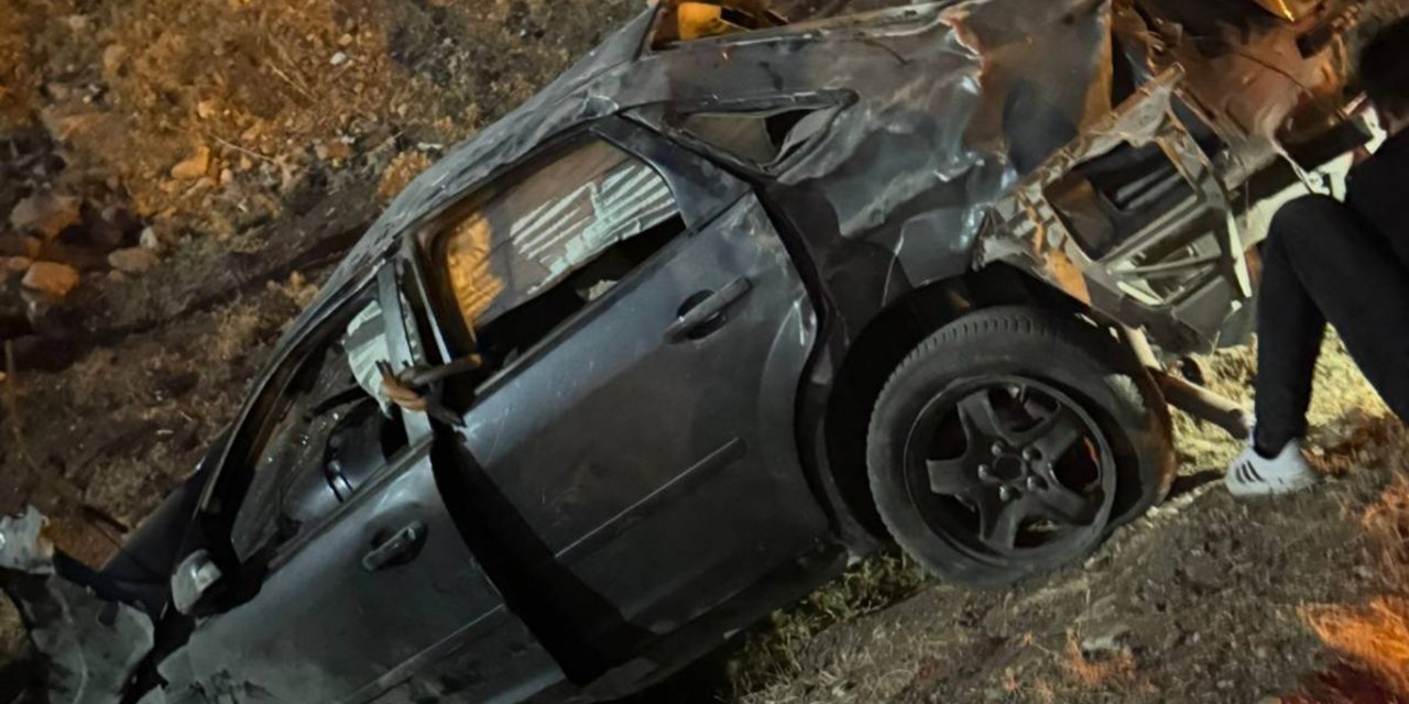 Batman’da araç şarampole yuvarlandı: 1 yaralı