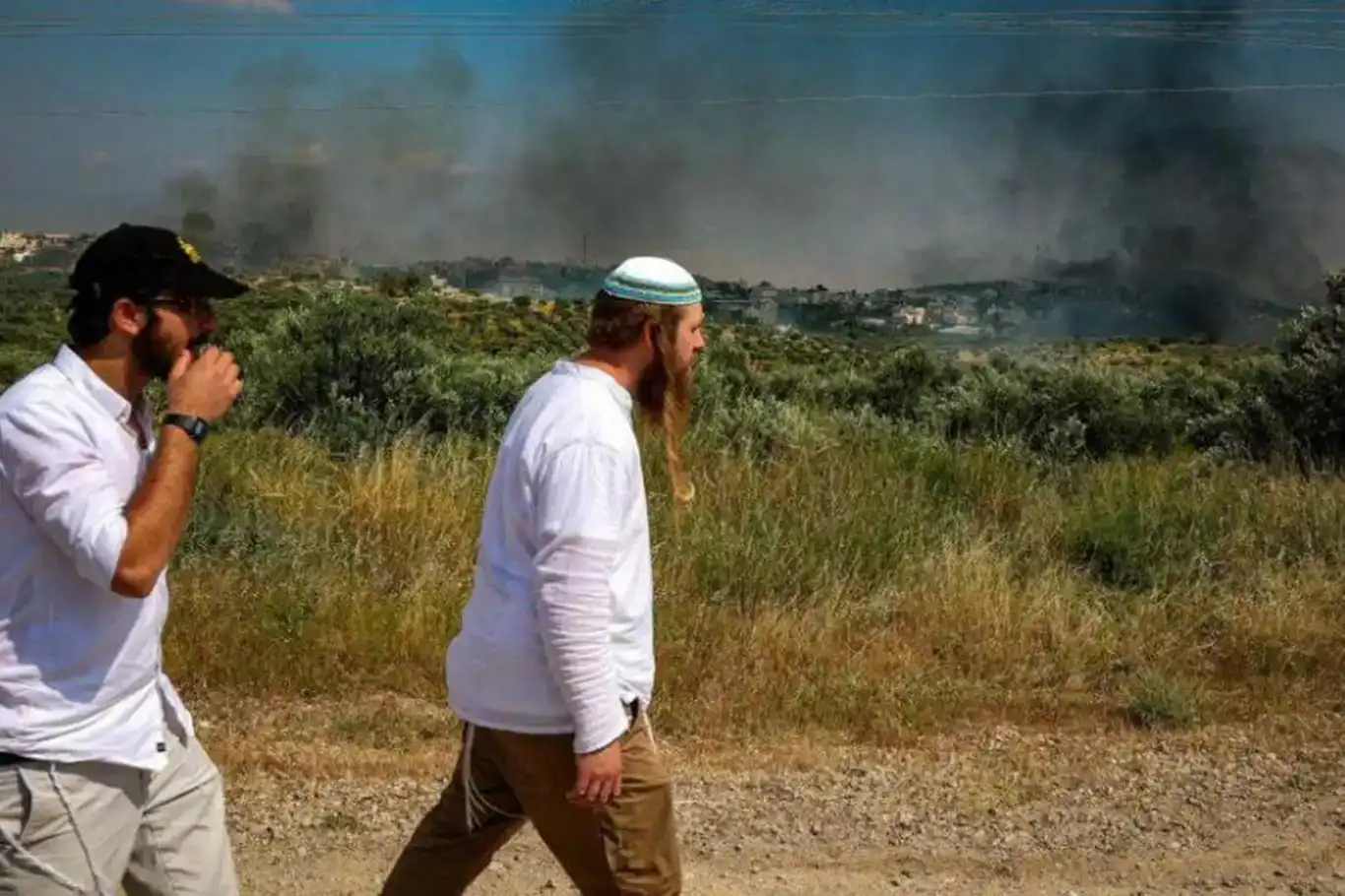 Çeteyên Cihûyî li bakurrojhilata Qudsê erdên çandinî şewitandin