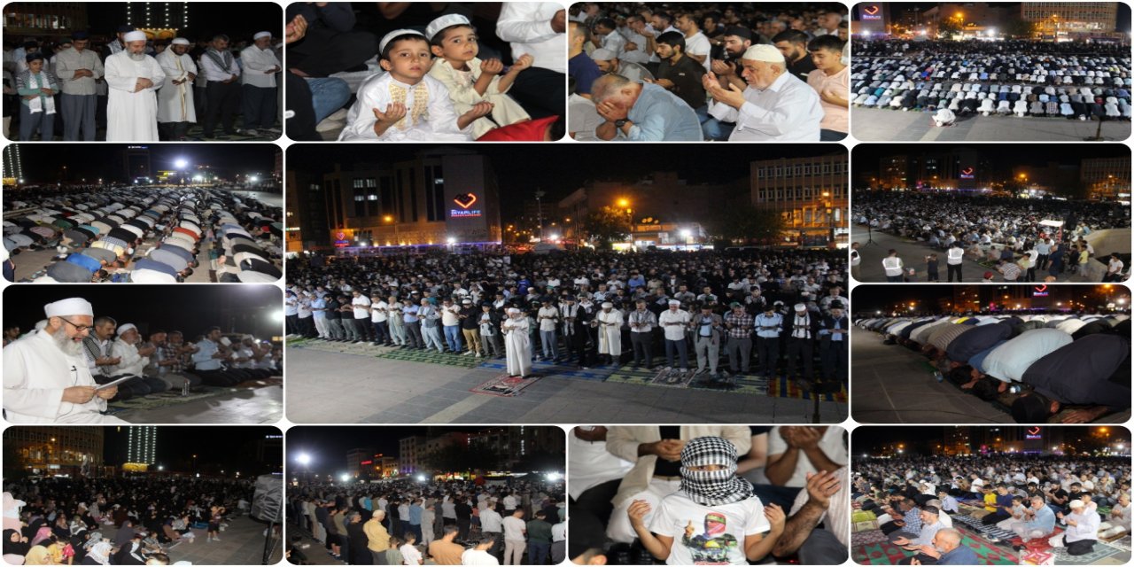 Diyarbakır'da eller Gazze için semaya kalktı