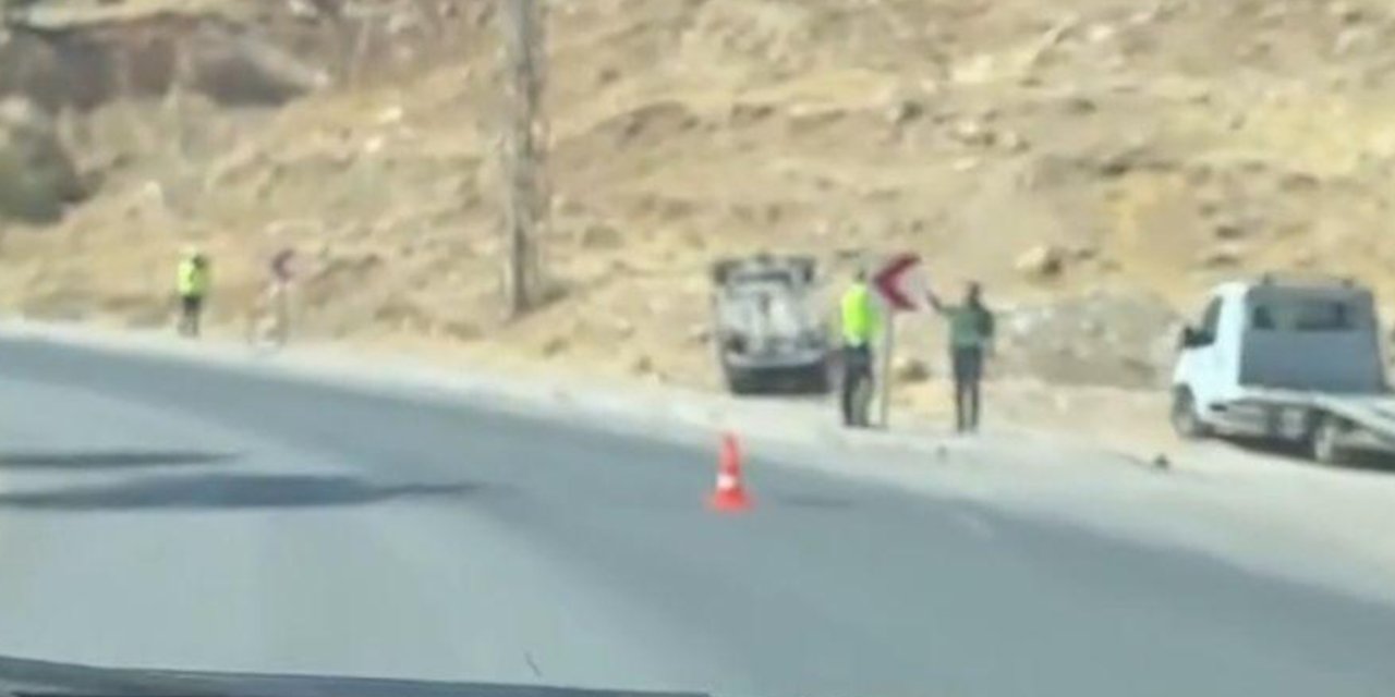 Şırnak'ta virajı alamayan araç takla attı: 2 yaralı