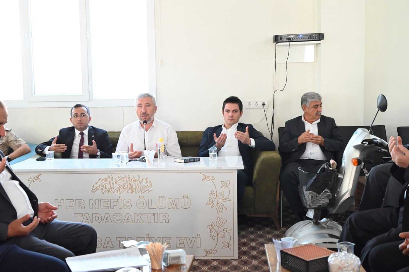 Mardin'in Nusaybin ilçesinde husumetli aileler arasında barış sağlandı