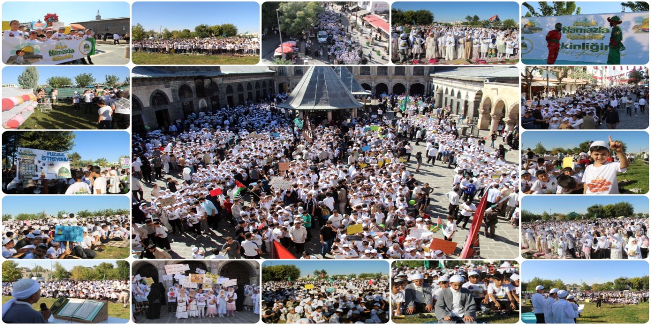 Diyarbakır'daki "Hayat Namazla Güzeldir" etkinliğinden birbirinden güzel kareler