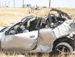 İdil'de trafik kazası: 1 ölü 2 ağır yaralı