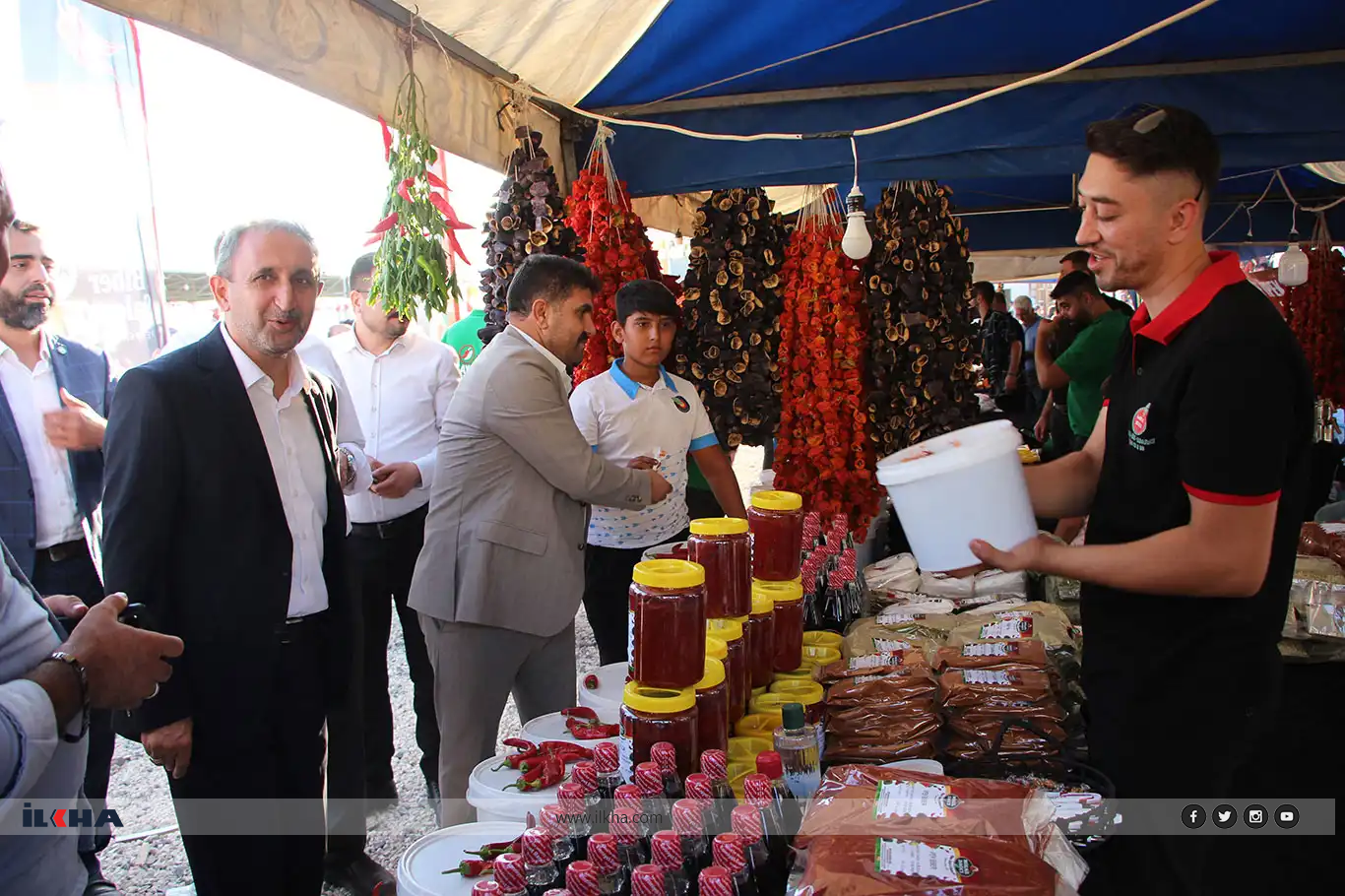 Wekîlê Serokê Giştî yê HUDA PARê Şahzade Demîr, li Kîlîsê beşdarî festîwala îsotê bû